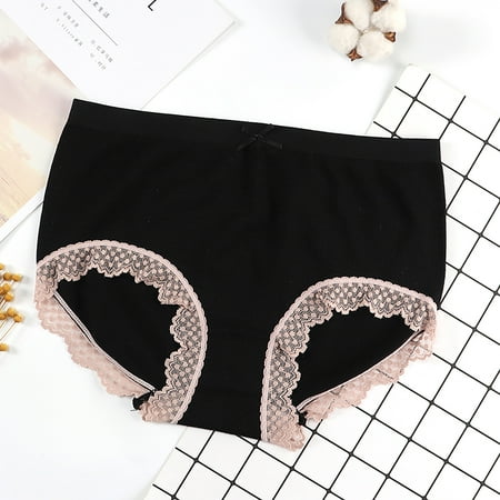 

Ovzne Sleep Bras Sheer Bra Women S Panties With Bow Lace Trim Waist Seamless Panties Womens Bras Comfortable