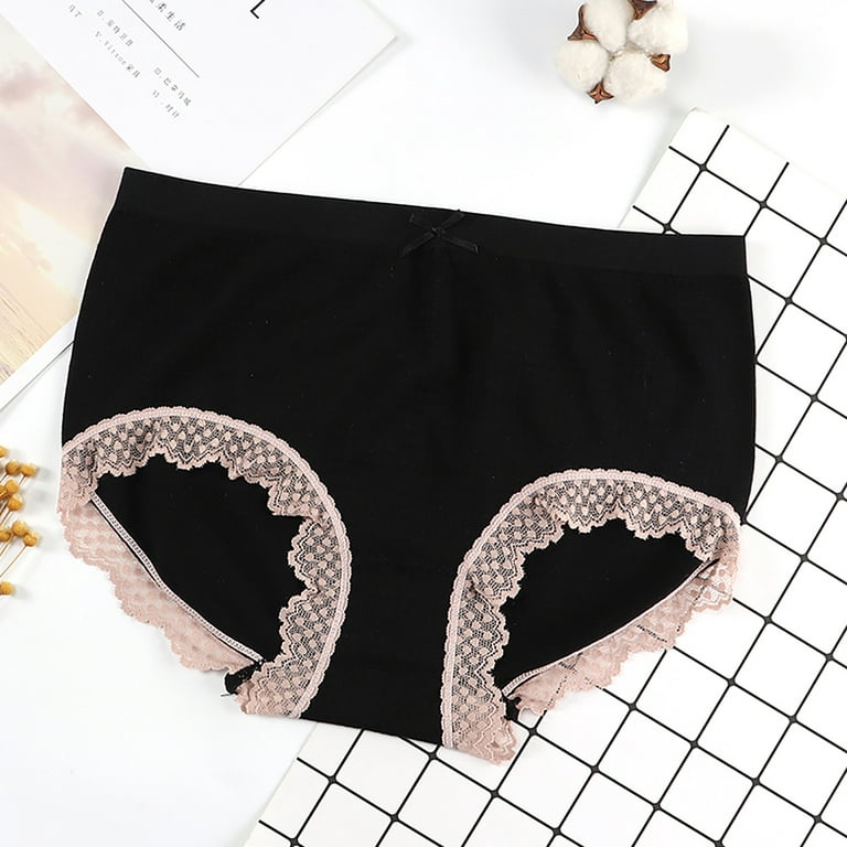 Efsteb Womens Underwear Ropa Interior Mujer Breathable Underwear Lingerie  Sexy Comfy Panties Lace Trim Waist Seamless Panties Low Waist Briefs G  Thong