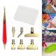 thumbnail image 3 of 6 puntas de bolígrafo de repuesto, artesanías decorativas ecológicas, cabezales de bolígrafo DIY, bolígrafo de pintura de diamante, bolígrafo de rojo Macarena Bolígrafo de punta, 3 of 8