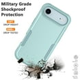 thumbnail image 3 of For iPhone 17 Air Phone Case, with Tempered Glass Screen Protector, Heavy Duty Rugged Shockproof Full Body Protection Sturdy Durable Cover Cute Bumper for Apple iPhone 17 Air 5G -Green, 3 of 7