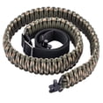 thumbnail image 2 of 2 Point Paracord Sling with Swivels, Shotgun Sling, Non-Slip Paracord Sling Quick Adjustable Length Strap for Outdoor Hunting(Green), 2 of 7
