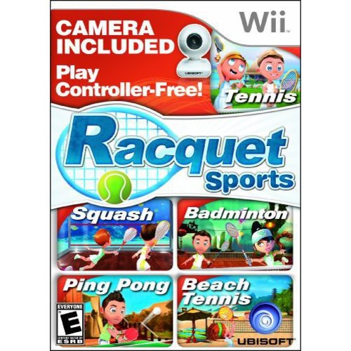 Racquet Sports Wii with motiontracking camera
