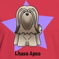 thumbnail image 3 of CafePress - Anime Star Lhasa Apso Women's Dark T Shirt - Women's Traditional Fit Dark T-Shirt, 3 of 4