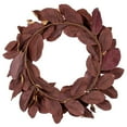 thumbnail image 2 of 30" Gold Magnolia Leaf Wreath, 2 of 2