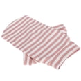 thumbnail image 2 of Camisa a rayas de algodón para mascotas, camisetas transpirables para perros, cerditos y gatos, ropa suave para cachorros, rayas rosas y blancas M, 2 of 5