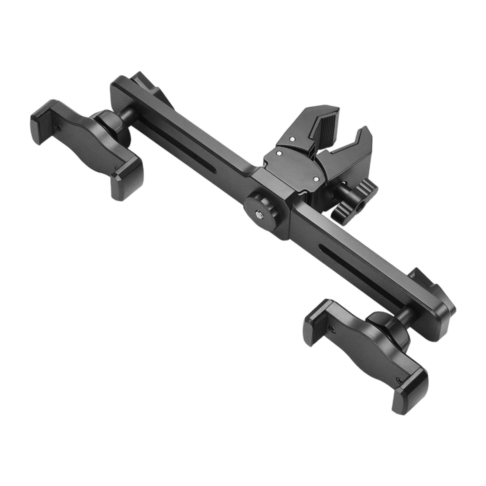 Zxpjkyu Phone Holder Lightweight Portable Bracket for Monopod Video Recording Tripod Double