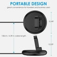 thumbnail image 2 of Peduu Charger Dock Compatible with Fitbit Sense 2/Versa 4/Sense/Versa 3, Anti-Slip Charging Stand Dock Station Replacement USB Cable 4.3Ft Cord Accessories Cradle Base Holder for Sense 2 Smartwatch, 2 of 6