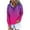 Hot Pink, variant on Jinhomg Women's Thin Fleece Hooded Sweatshirt Fall Lightweight Gradient Pullover Tops Casual Comfy Long Sleeve Drawstring Hoodies with Pocket Spring Saving Today Red XL