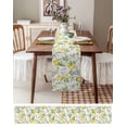 thumbnail image 6 of Summer Lemon Table Runner Watercolor Yellow Spring Floral Botanical Tablerunners 13 x 90 Inch, Table Decorations Tabletop Scarf for Summer Gathering Holiday Farmhouse Kitchen Dining Decor, 6 of 6