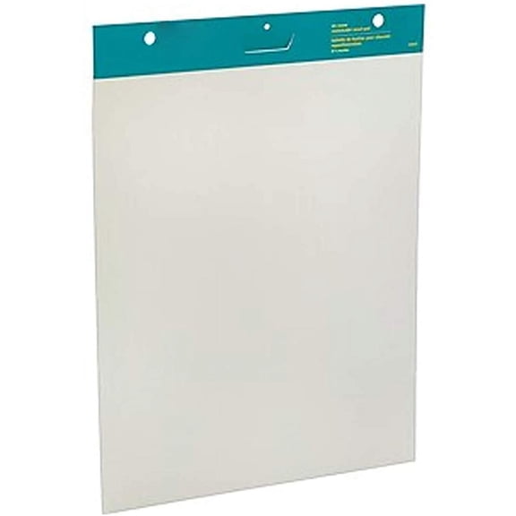 MyOfficeInnovations Stickies Easel Pads 25" x 30" White 30 Sheets/Pad 2 Pads/CT 958103