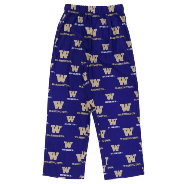 Washington Huskies Washington Huskies Boys Purple Flannel Sleep Pants