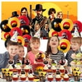 thumbnail image 5 of Red Dead Redemption Balloons Party Supplies Birthday Favors Decorations Decor Kit Latex, 5 of 5