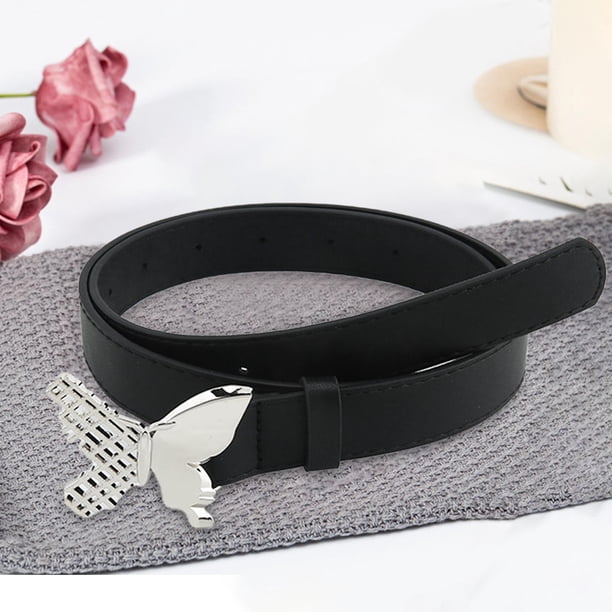 5135 Women’s 2.8cm Wide Leather Belt Fashion Gold Buckle Belts For Jeans Women Leather Belt with Metal Buckle Trendy Jean Belt  main image 2