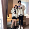 thumbnail image 5 of Suéteres de mujer dulces cálidos de invierno estilo coreano diario que combinan con todo para parejas kawaii elegantes universitarios sueltos jóvenes diseño simple mujer, 5 of 5