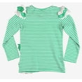 thumbnail image 2 of Girls' Striped Shirt with Lace Embellishments RH0268, 2 of 2