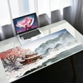 thumbnail image 5 of Extended Gaming Mouse Pad, Large Mouse Mat Desk Pad, Big Computer Keyboard Mousepad, 3mm Thick Long Non-Slip Rubber Base, 31.5 X 11.8 Inch (Snow Covered Temple Shrine), 5 of 7