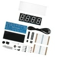 thumbnail image 4 of Kit De Reloj Digital De Bricolaje Recargable De 4 Dígitos, Kit De Práctica De Soldadura De Reloj Electrónico Proyectos De Soldadura De Reloj Despertador Controlado Por Luz Para, 4 of 7