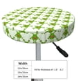 thumbnail image 4 of Susaid Cute green monster Print Elastic Bar Stool Cover Personalized Washable Stool Cover for Barbershop Home Bar Kitchen-14 inch, 4 of 7