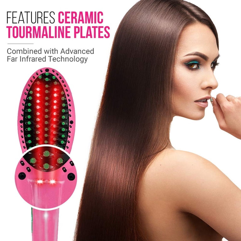 ProCabello Hair Straightener Detangling Brush Ceramic  display picture 1