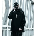 thumbnail image 2 of Niepce Inc Black Japanese Streetwear Men's Techwear Hoodie, 2 of 7