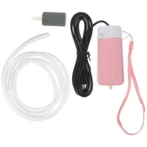 unbranded Aquarium Portable Air Pump USB Oxygen Pump 8x4cm Pink