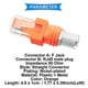 thumbnail image 2 of Conector convertidor de RF a RJ45 - Acoplador coaxial cilíndrico, 4+4 piezas, 2 of 5