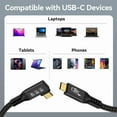 thumbnail image 4 of USB4 Cable 40Gbps Speed Data Transfer PD240W Power Delivery 8K60hz Video, 4 of 13