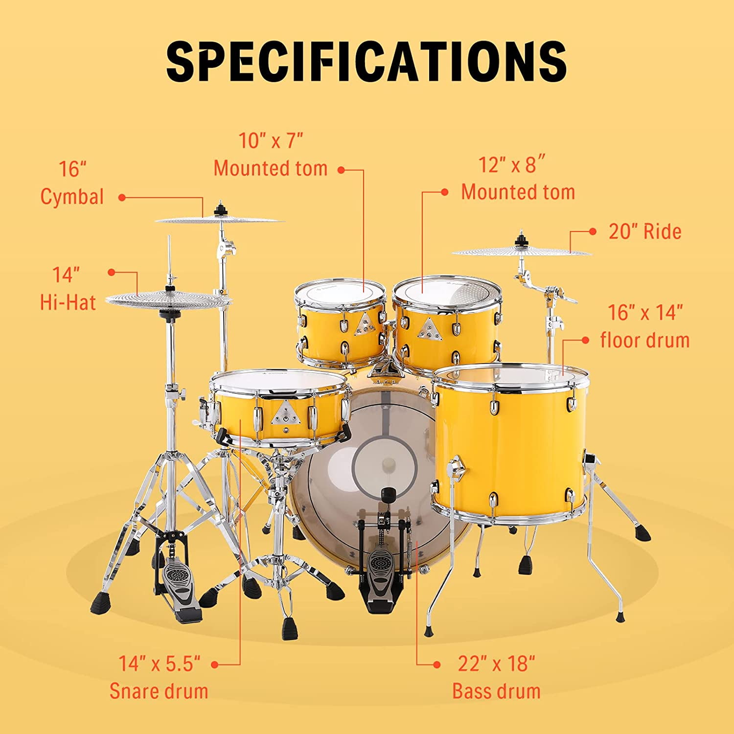 Silicone Electronic Drum Set tambourine Percussion Snare Drums 