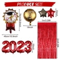 thumbnail image 4 of Graduation Party Decoration 2023 Red Black and Gold Balloons Garland Arch Set Star Foil Balloons Congrats Balloon Red Foil Fringe Curtain Graduation Decorations Class of 2023 Grad Party Supplies, 4 of 7