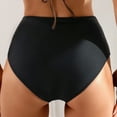 thumbnail image 4 of Kedxroy Women High Waisted Bikini Bottom Full Coverage Bikini Bottom Tummy Control Swim Bottom(Black,M), 4 of 7