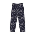 thumbnail image 2 of Fotbe Wildflowers And Dragonflies Men's Pajama Pants,Sleepwear Pants,Pj Bottoms Drawstring And Pockets-Medium, 2 of 7