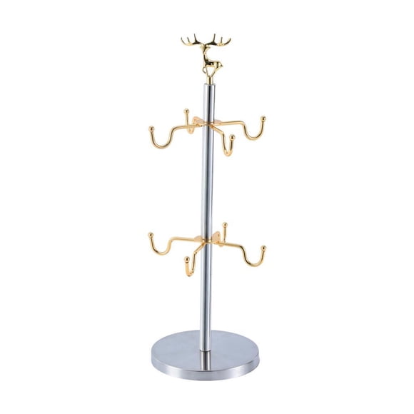 Portavasos de árbol, portavasos de café, antideslizante, versátil, accesorio de barra de café, estable Oro