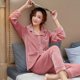 thumbnail image 3 of Pijamas cálidos de Invierno para mujer, ropa de dormir para la familia, conjuntos de salón para el hogar, ropa de noche elegante para niña, 3 of 4