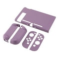 thumbnail image 2 of PlayVital Back Cover for Nintendo Switch Console, Handheld Separable Hard Shell for NS Joycon, Customized Dockable Protective Case for Nintendo Switch - Dark Grayish Violet, 2 of 8