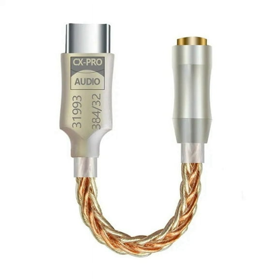 CX31993 HiFi Type C to 3.5mm Headphone Amplifier Audio Decoder IEM AMP Mobile Phone Adapter A