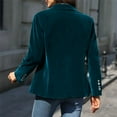 thumbnail image 6 of Aoiroe Women Fitted Blazer Velvet Jacket Women Women'S Blazers & Suit Jackets Business Casual Outfits For Work Dress Jackets For Women Jackets For Women Oversized Blazers For Women B M, 6 of 7