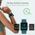 thumbnail image 2 of Smartwatch, rastreador de actividad con monitor de frecuencia cardíaca y pantalla táctil de 1.3 pulgadas， Resistente al agua IP68. Levamdar  XM059-5, 2 of 6