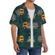 thumbnail image 2 of Balery Big Machine Camisa Casual de Manga Corta con Botones para Hombre, Texturizada, Estilo Cubano, para Playa, Verano-3X-Large, 2 of 5