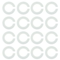 UNOMOR 24pcs Lampshade Adapter Ring For Home Lighting Plastic