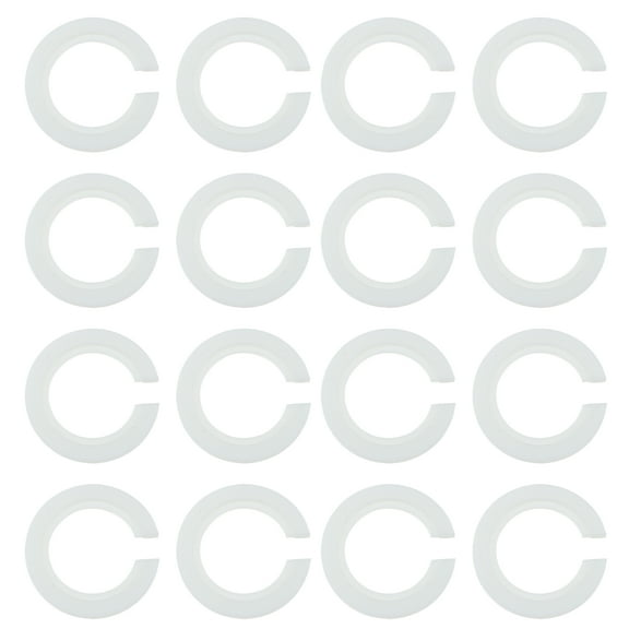 UNOMOR 24pcs Lampshade Adapter Ring For Home Lighting Plastic