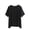 Black, variant on Women's Plus Size Casual Loose Short Sleeve Crew Neck Pocket T Shirt Viscose Pullover Top