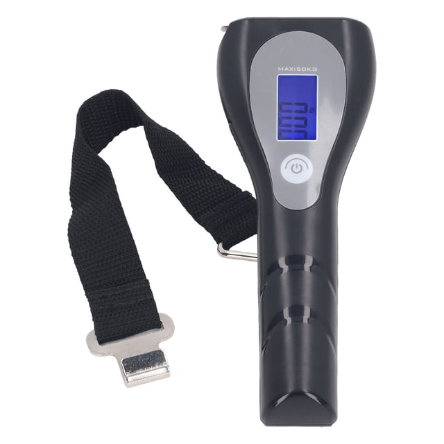Hanging Baggage Scale, Fine Craftsmanship High Accuracy Multifunctional Portable Handheld Scale Energy Saving with Ruler for Fishing