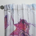 thumbnail image 3 of Designart 'Geode Marbled XV' Mid-Century Modern Curtain Panel, 3 of 5