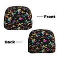 thumbnail image 3 of Headrest Covers for Cars Accessories Interior for Women Men 2Pcs - Dragonfly Print No.9018 Head Rest Cover for Car Decorations, Car Headrest Cover for Car Decor Interior, 3 of 8