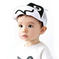 thumbnail image 3 of DPTALR Children Hat Summer Mesh Soft Flanging Sun hat Baseball Cap White, 3 of 7