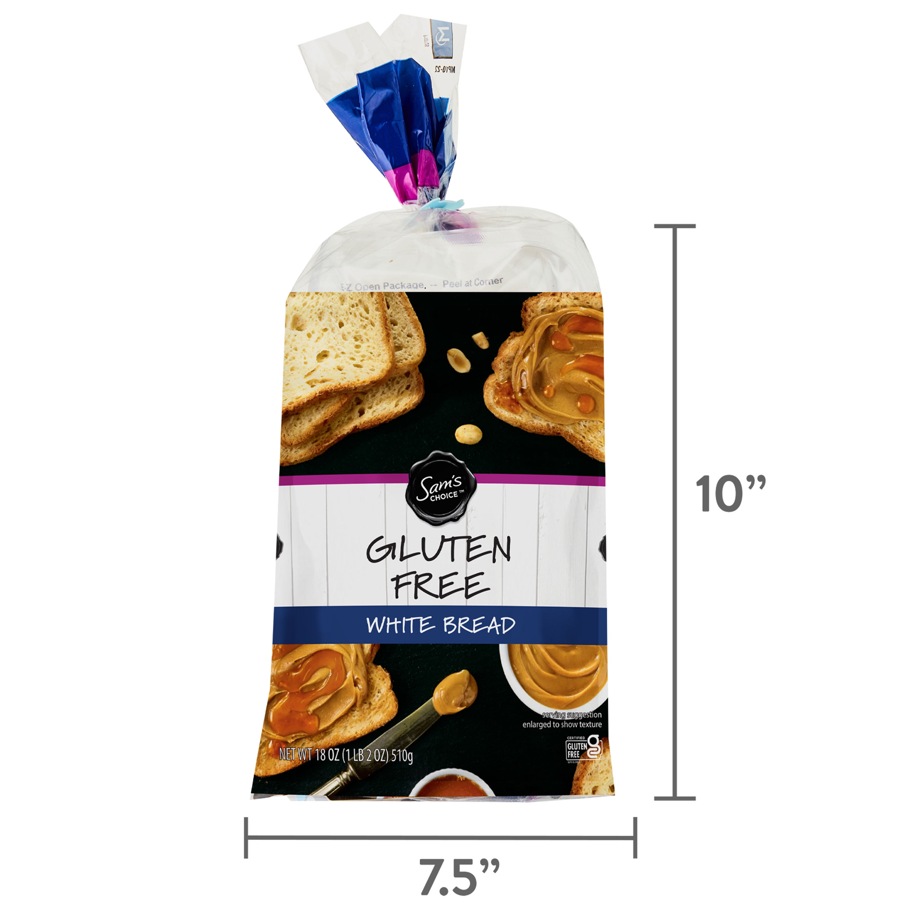 Sam's Choice Gluten-Free White Bread, 18 oz
