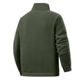 thumbnail image 4 of Men's Polar Fleece Jacket Thermal Sherpa Lined Full Zip Up Thick Winter Warm Soft Coat Outwear with Pockets, 4 of 6