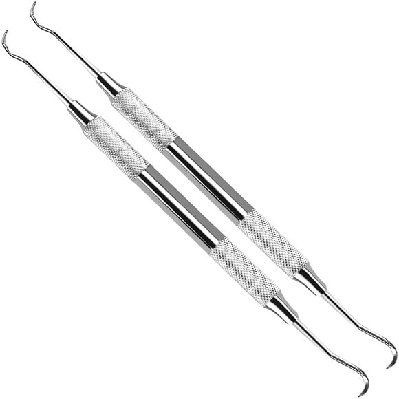 Professional Dental Tartar Scraper Tool – Dental Sickle Scaler Double End Hygienist Plaque Remover Professional for Pets
