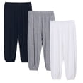 thumbnail image 5 of WOLLED 2-12 Years Girls Boys Long Trousers Kids Toddler Summer Casual Sweat Pants for Girls Ice Silk Anti-Mosquito Lantern Pants, 5 of 9