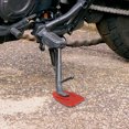 thumbnail image 3 of Unique Bargains Motorcycle Kickstand Pad Support Plate Pad Parking Stand Side Stand Extension Pad Red, 3 of 7
